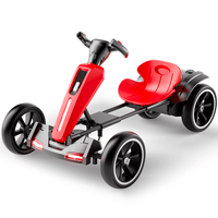 12V Electric Kids Pedal Go Kart - Red